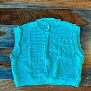Freepeople Sleeveless Knit Sweater Vest